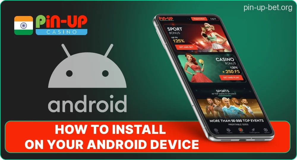 Pin-Up Android setup instructions