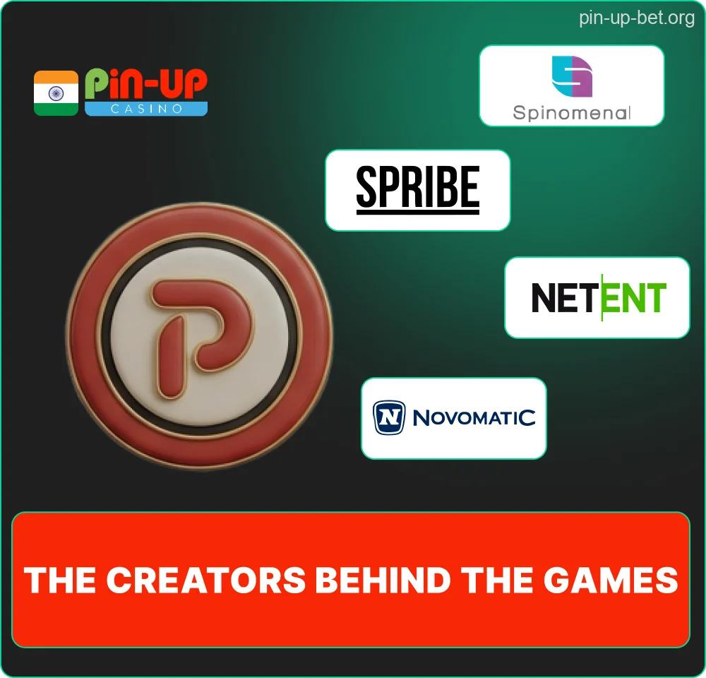 Pin-Up game providers list