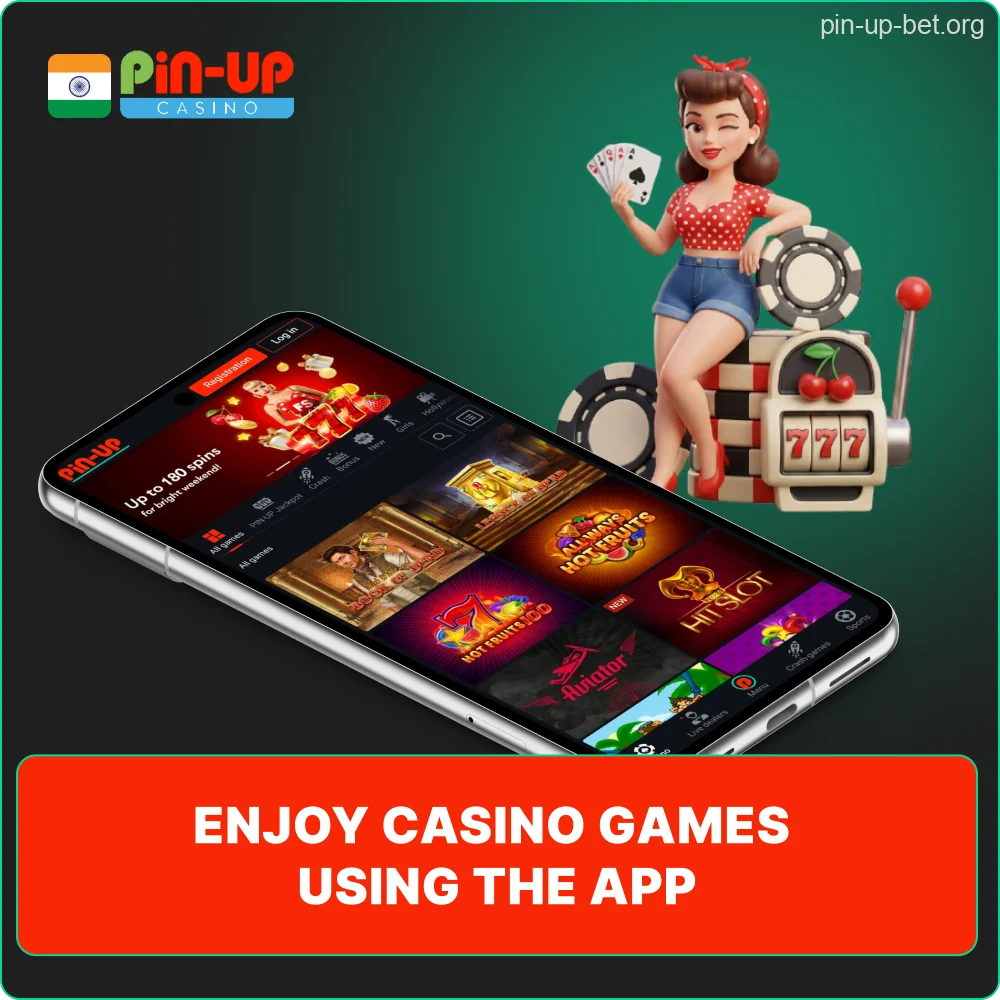 Pin-Up mobile gaming experience