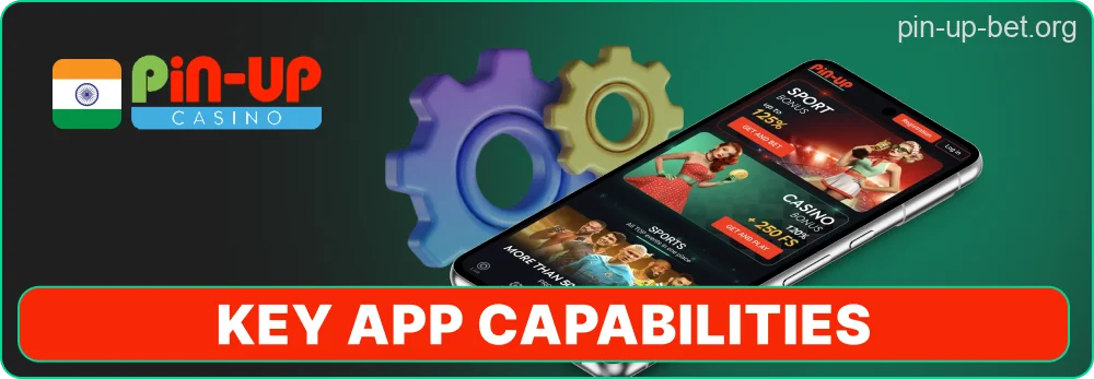 Pin-Up app features summary